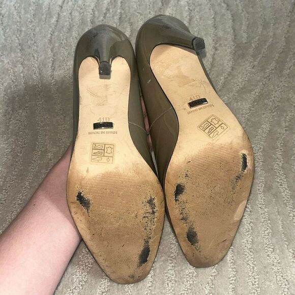 Buffalo London Leather Brown Pumps 10 - Picture 5 of 5